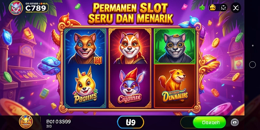 Tampilan menarik dari gameplay Slot C789 dengan grafis yang memukau.