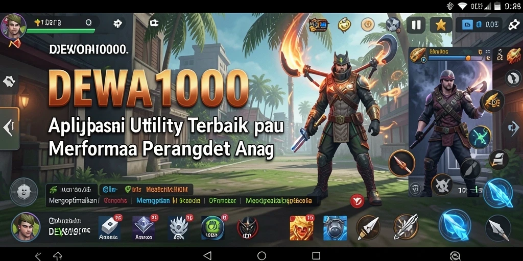 Tampilan antarmuka DEWA1000 yang sederhana dan fungsional.