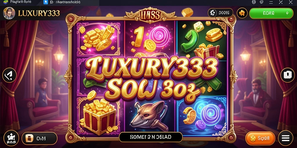 Tampilan utama gameplay LUXURY333 yang mengasyikkan dan penuh warna.