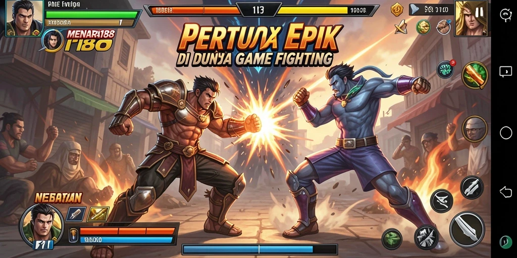 Tampilan menarik dari pertarungan epik di MENARA188.