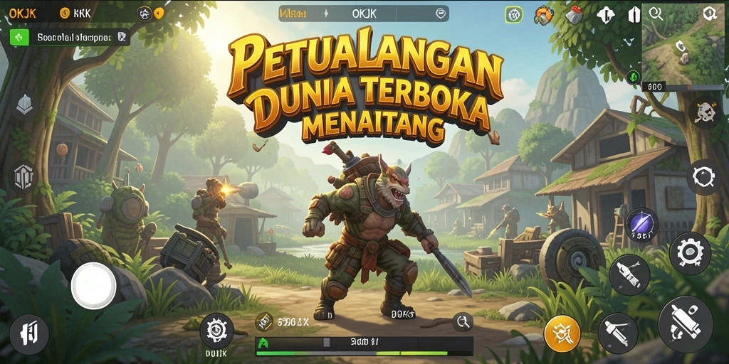 Tampilan gameplay Open World yang memukau dan mendebarkan.