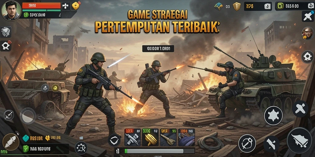 Tampilan gameplay RP8 yang seru dan menantang dalam pertempuran.
