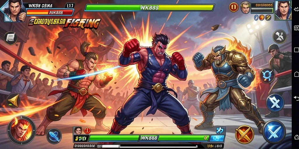 Gameplay seru dengan pertarungan penuh aksi di WK888.