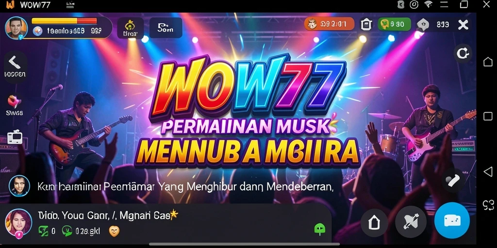 Tampilan gameplay WOW77 yang seru dan interaktif.